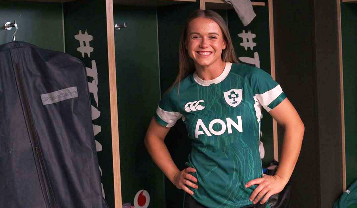 Meet Ireland's Robyn O'Connor who is surrounded by rugby 24/7