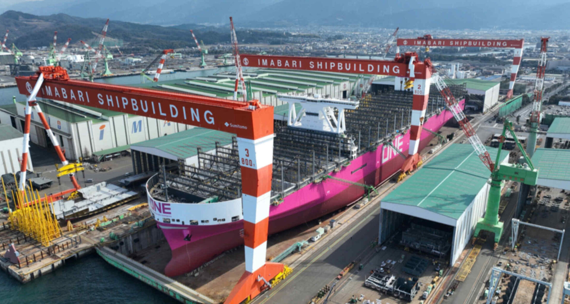 Japan shipbuilding orders fall 15%, despite push from Tokyo