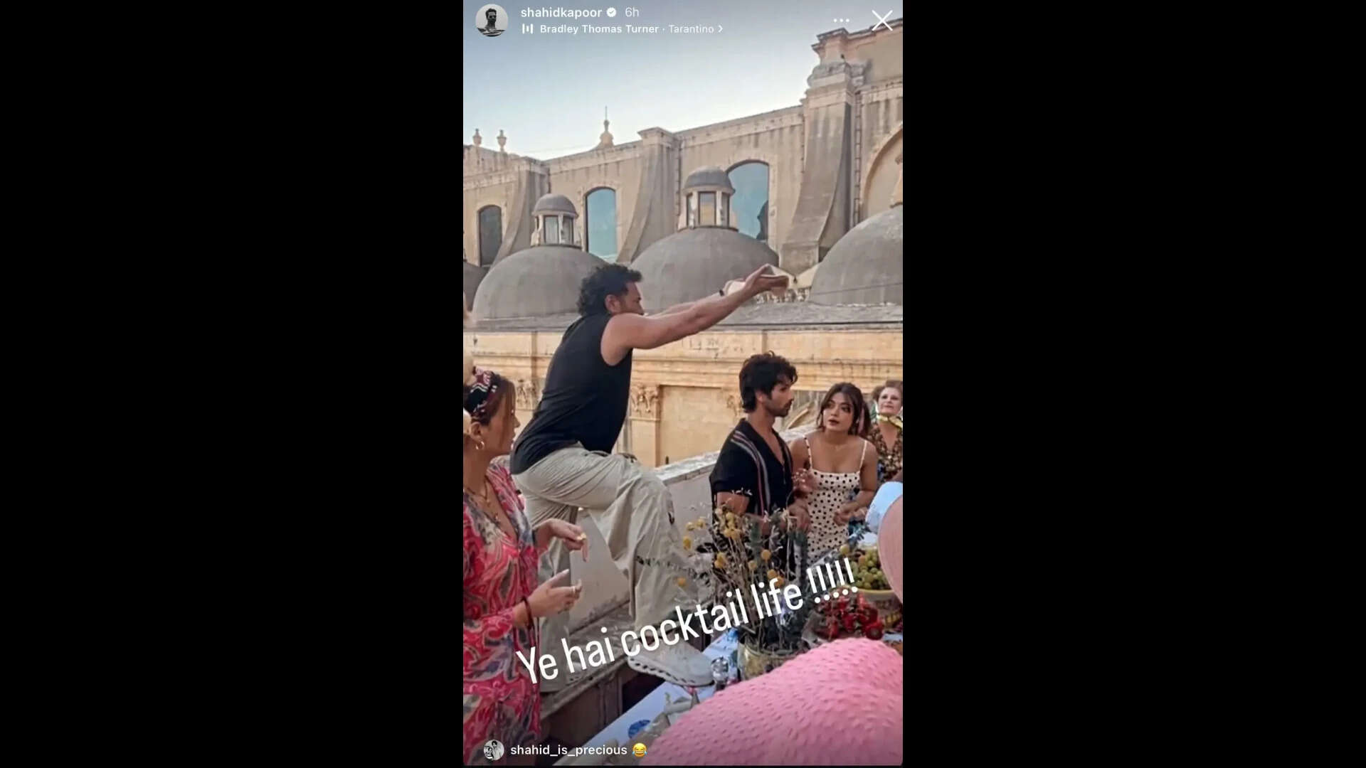 Shahid Kapoor Cocktail 2 Instagram Story (Image Credits Instagram)