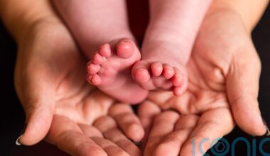 Noah and Grace most popular names for babies in Northern Ireland in 2025