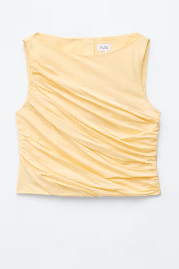 Textured Boatneck Top