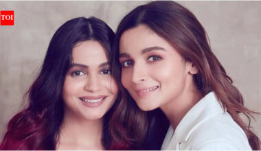 'Currently weeping': Alia Bhatt breaks down in tears at sister Shaheen Bhatt's engagement to Ishaan Mehra | Hindi Movie News