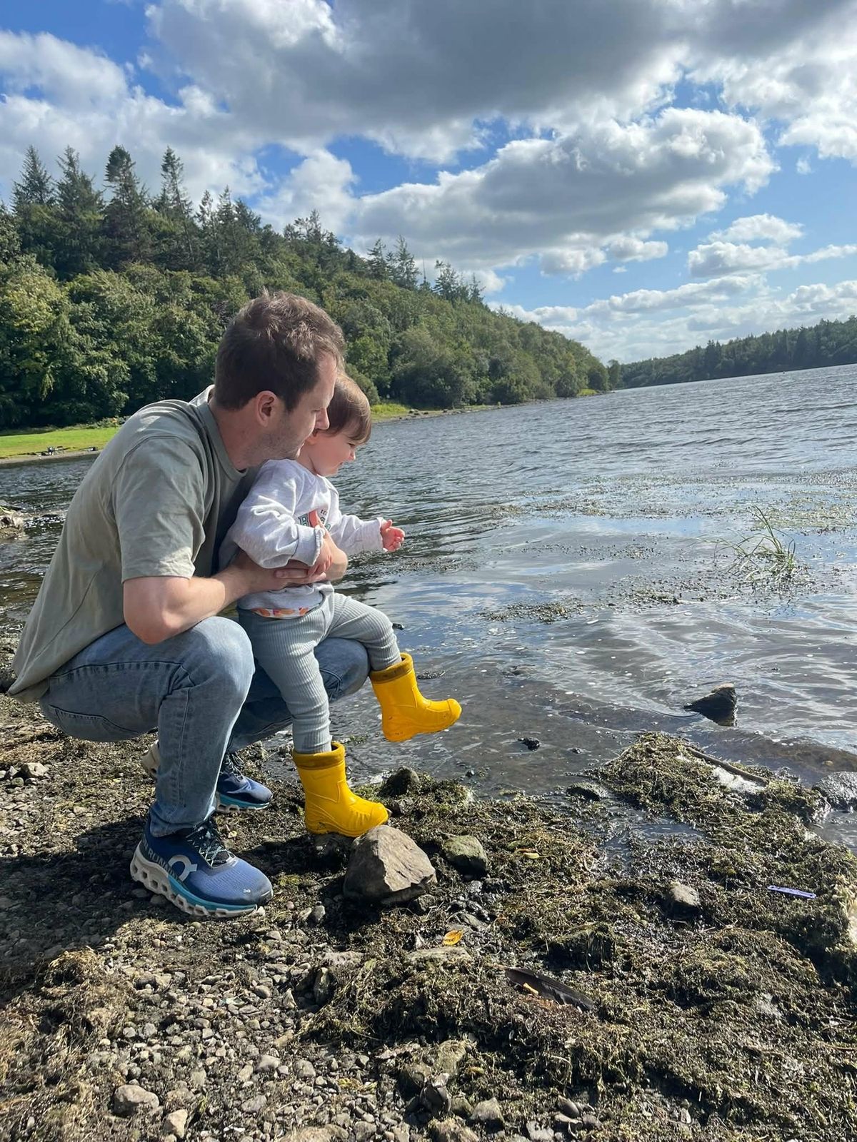 Liam McInerney and daughter