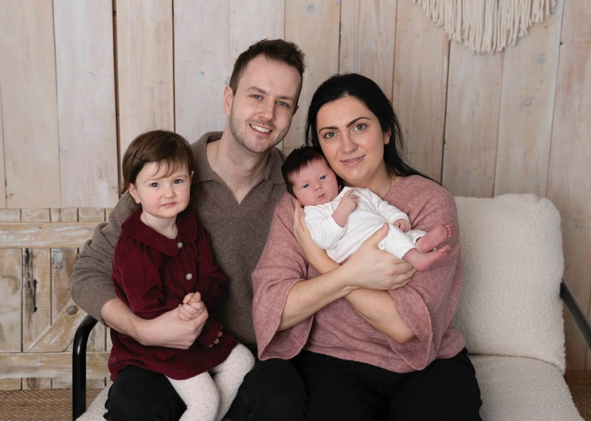 Liam McInerney and his family 