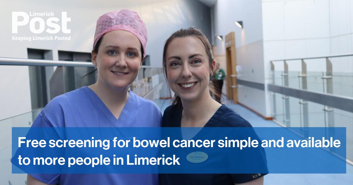 Free screening for bowel cancer simple and available to more people in Limerick