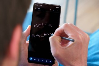 The stylus in action
