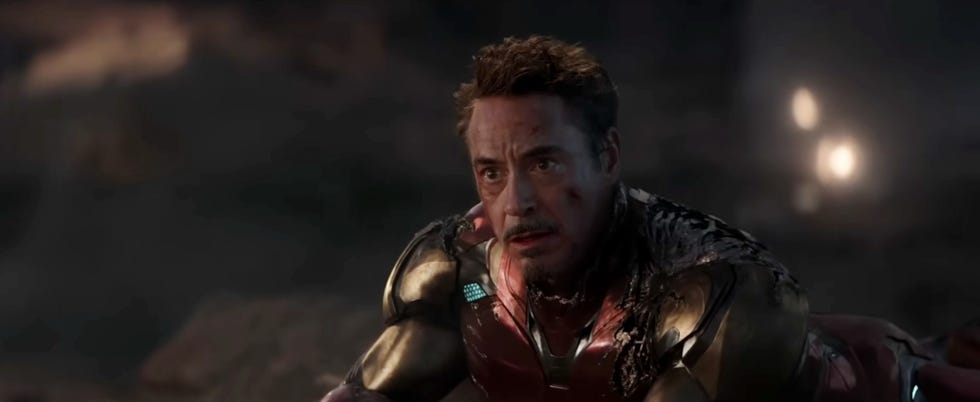 Tony Stark in Avengers: Endgame tony stark in avengers: endgame