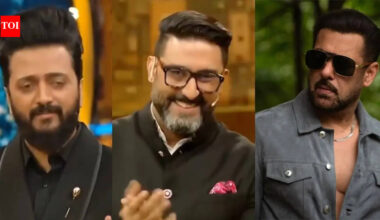Riteish Deshmukh confirms Salman Khan's role in 'Raja Shivaji', Abhishek Bachchan's reaction goes viral - WATCH VIDEO |