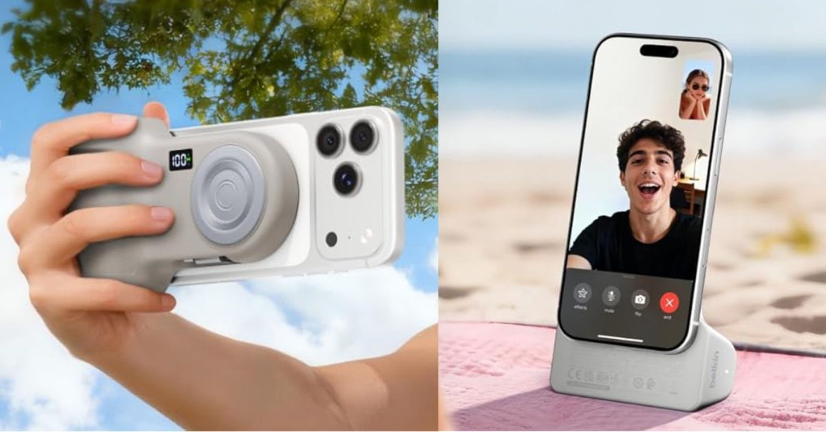 Belkin’s new 9,300mAh wireless charging camera grip with MagSafe/Pixelsnap support is down to just $64 today
