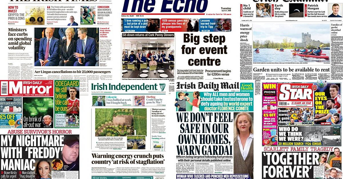 What the papers say: Tuesday's front pages