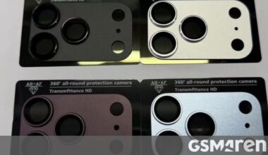 iPhone 18 Pro color options shown on leaked camera islands