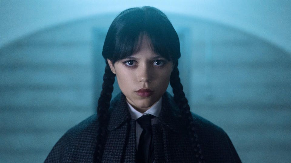 Jenna Ortega in "Wednesday" Season 2.