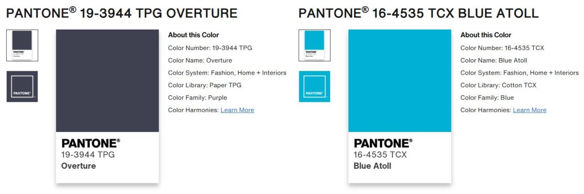 The Moto G87 will be available in two Pantone colors: Overture Gray • Blue Atoll