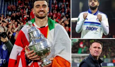 Irish football’s ‘Wild Geese’ aim to follow Troy Parrott’s path to success and silverware in Europe