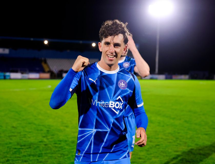 Dean McMenamy celebrates Waterford's win over Galway at the RSC. Photo: Michael P Ryan/Sportsfile