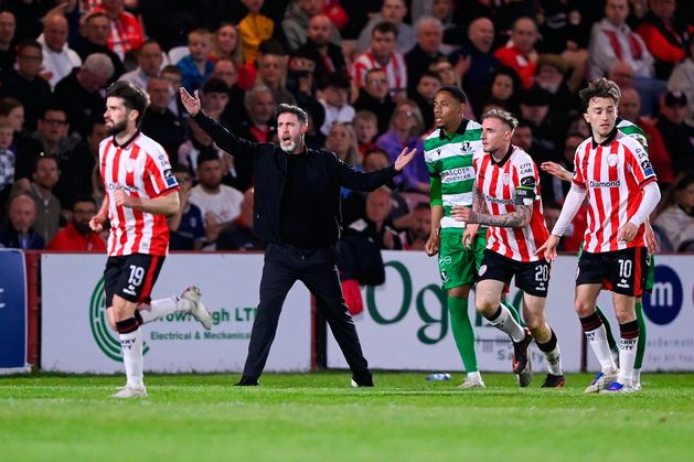 ‘No real quality, no control, an awful game’ – Stephen Bradley calls on Shamrock Rovers to park Derry loss