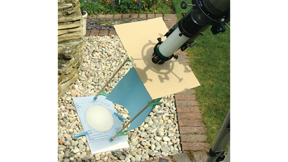 A solar projection screen is a good way of projecting the view of the 12 August 2026 solar eclipse for all to see