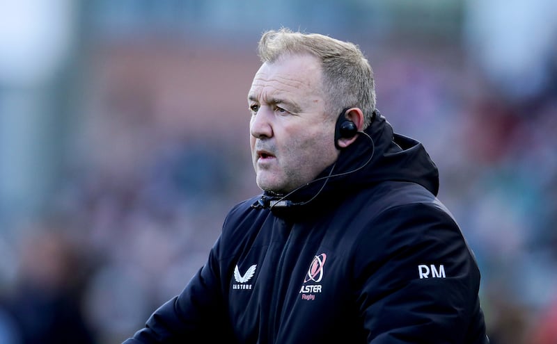 Ulster head coach Richie Murphy. Photograph: Grace Halton/Inpho