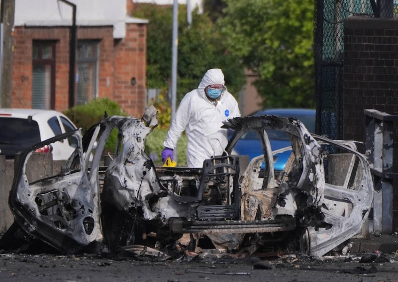 Brendan Mullan: 'This explosive device was sent to kill officers and cause maximum harm.' Photograph: Niall Carson/PA Wire