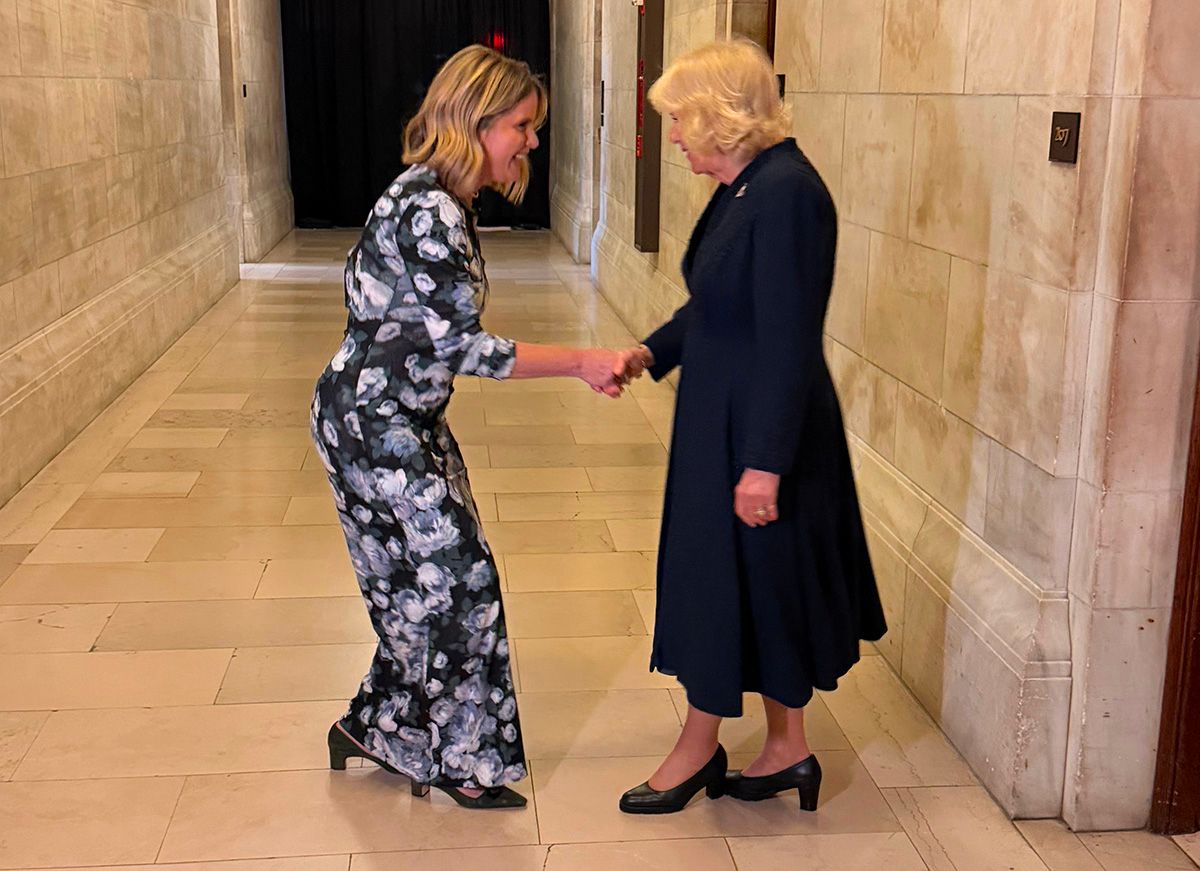The TODAY host greets the Queen