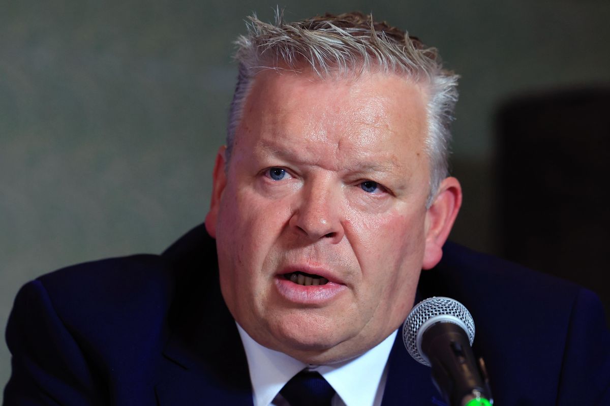 Incoming GRA President Detective Garda Niall Hodgins, who paid tribute to former Assistant Commissioner John O'Driscoll on Monday.