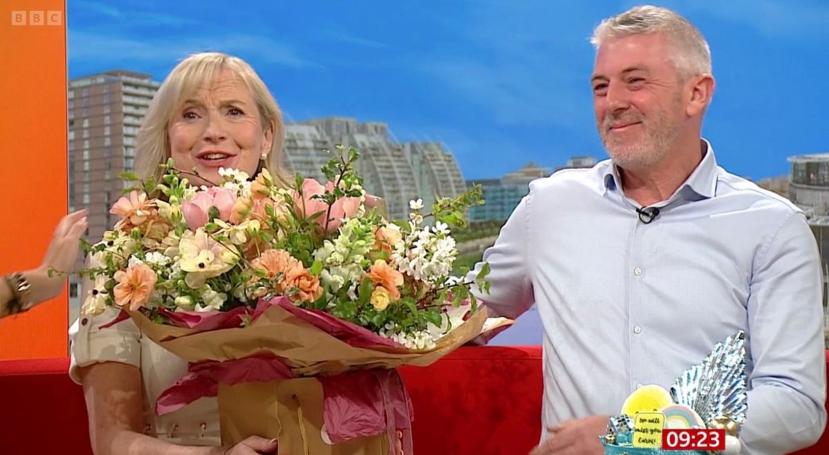 Carol's husband Steve made a surprise appearance leaving her completely stunned