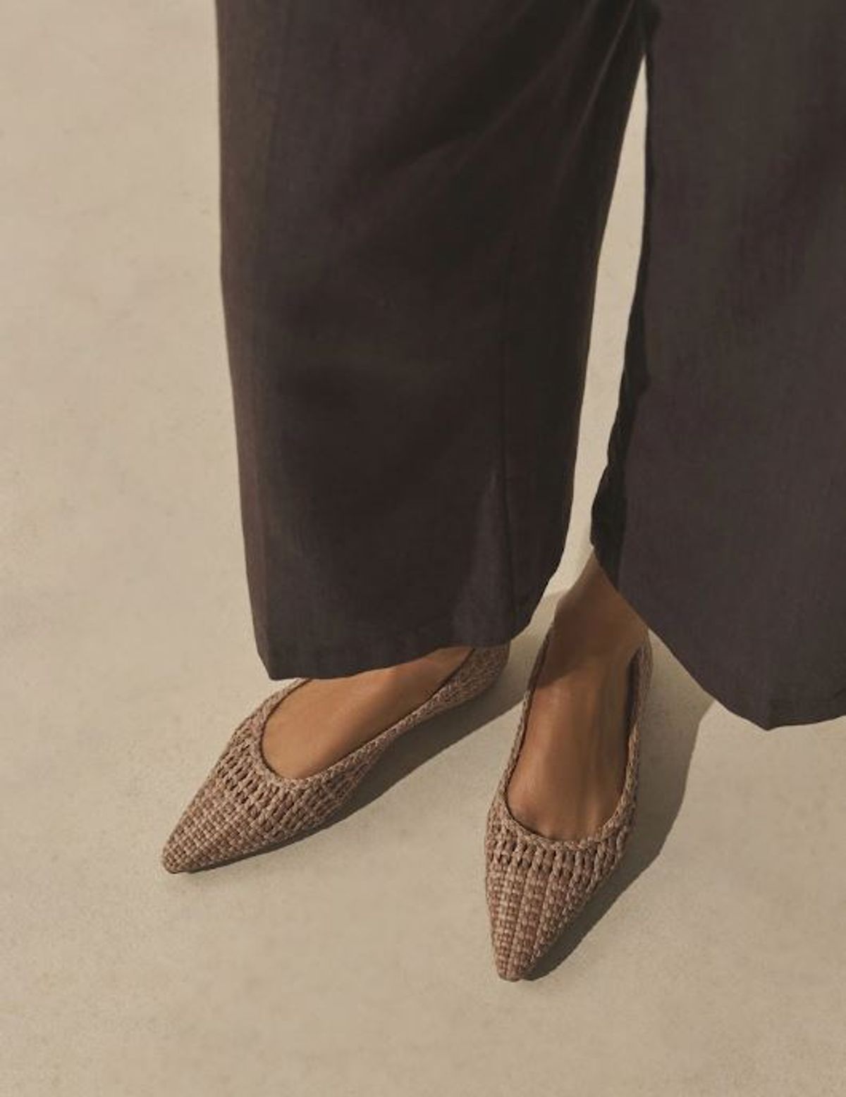 The "unique" ballet flats are €65