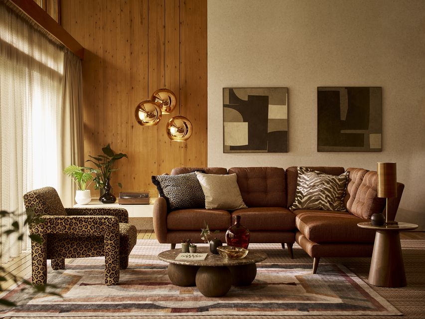 1970s glamour trend with animal print furniture from DFS