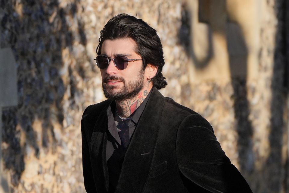 Zayn Malik has thanked his fans for their support from his hospital bed (Jonathan Brady/PA)