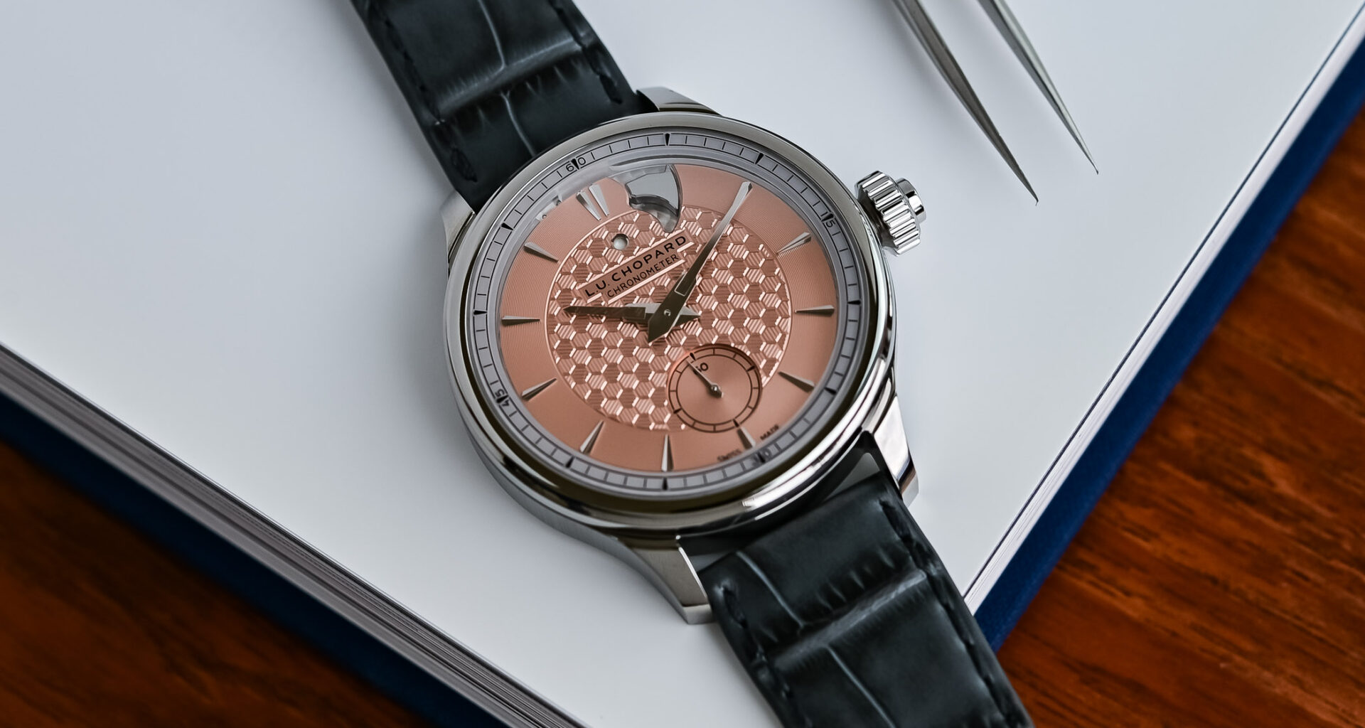 The Chopard L.U.C. Strike One in Titanium with Salmon Dial
