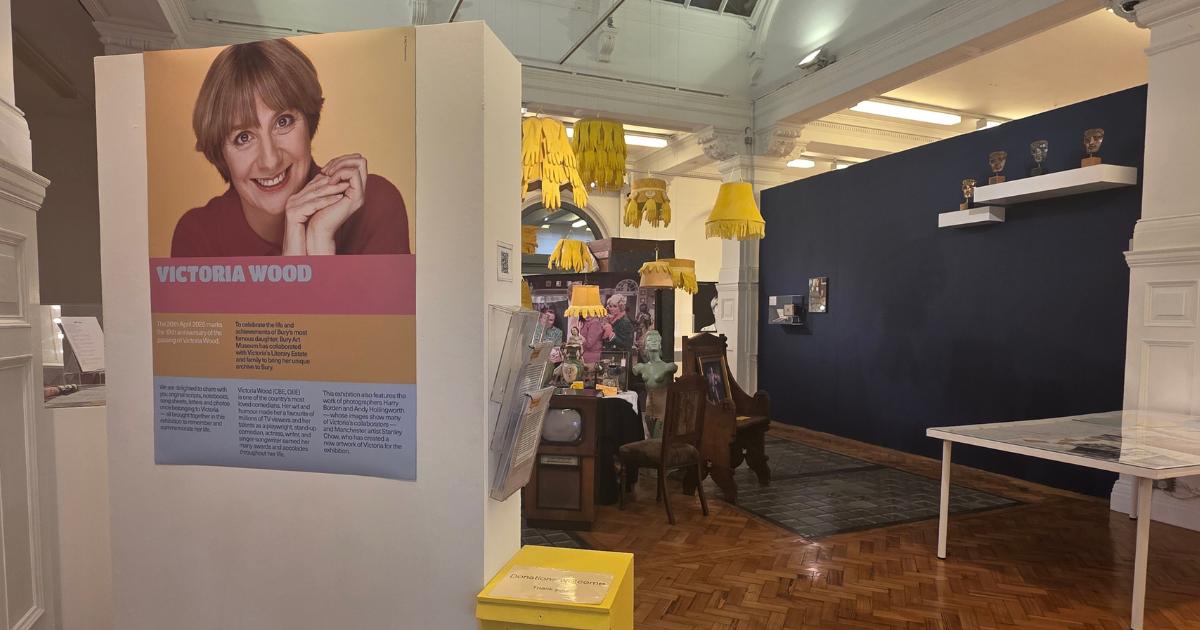 First look at new Victoria Wood display at Bury Art Museum