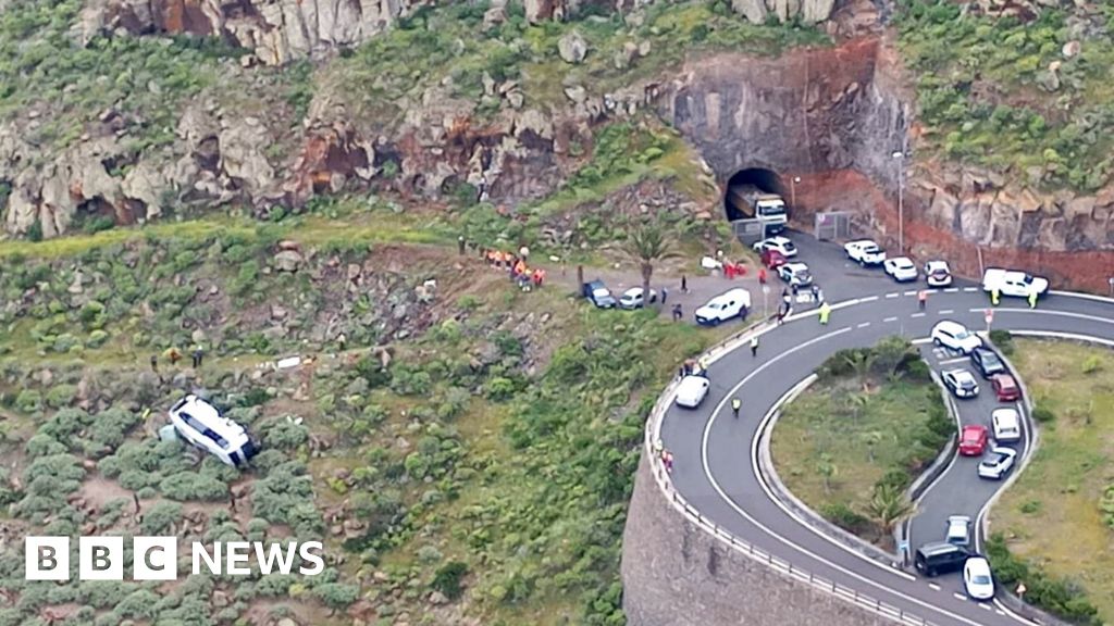 British man, 77, dies after tourist bus crashes in Canary Islands - BBC