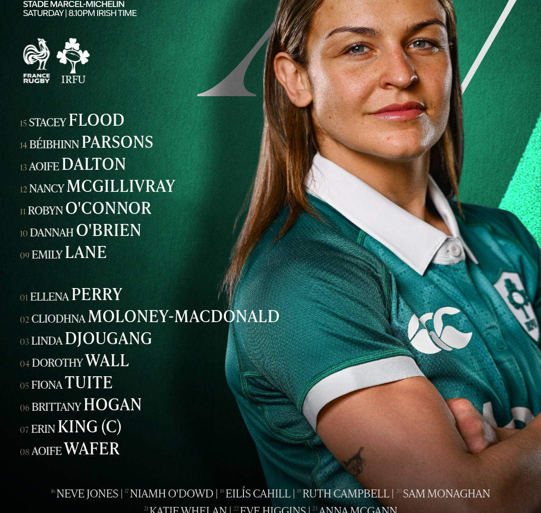 Irish Rugby | Bemand Names Ireland Team To Face France In Clermont
