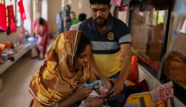 Bangladesh conducts emergency measles vaccinations as outbreak kills more than 100 children