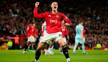 Manchester United v Brentford: Casemiro digs deep to all but seal Manchester United’s return to Champions League