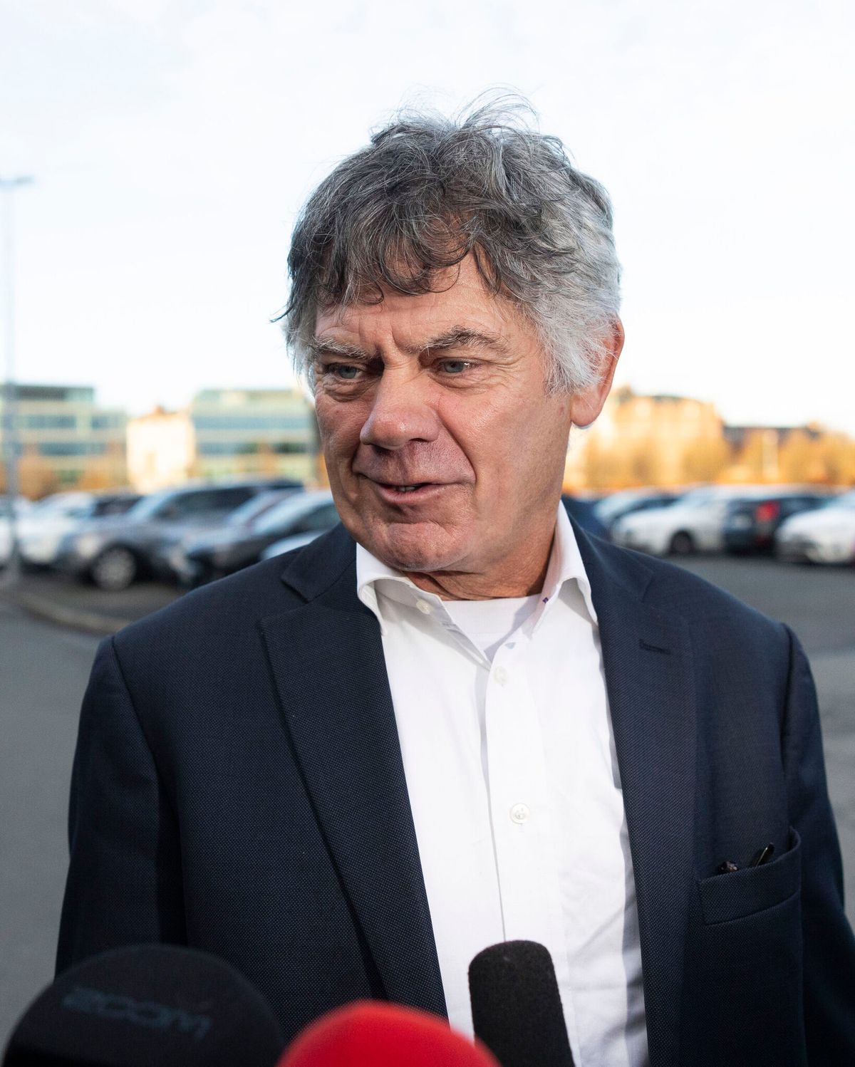 Candidate Gerry 'The Monk' Hutch arriving at the count at the General Election Count centre in the RDS, Dublin