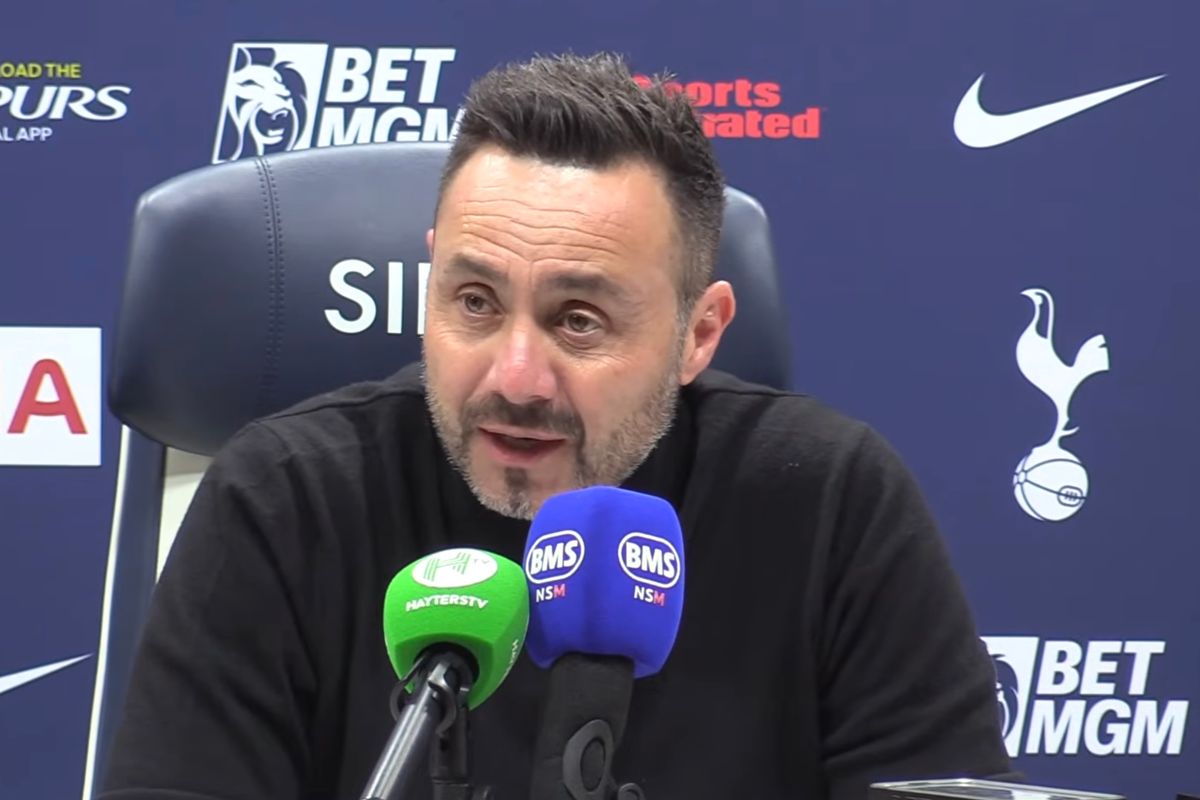Roberto De Zerbi press conference
