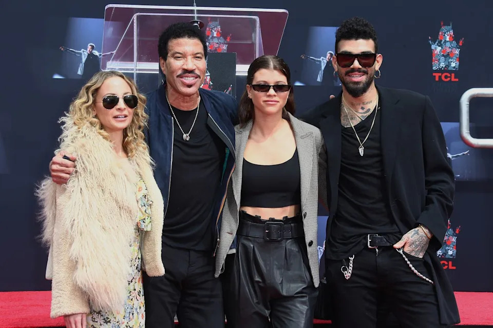 Nicole Richie, Lionel Richie, Sofia Richie, and Miles Richie in 2018.Credit: Getty Images