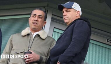 Chelsea owners Behdad Eghbali (left) and Todd Boehly