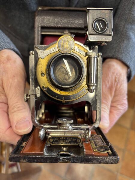 One of Michael's vintage cameras