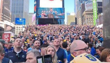 WATCH:  Rossies gather in Time Square - News