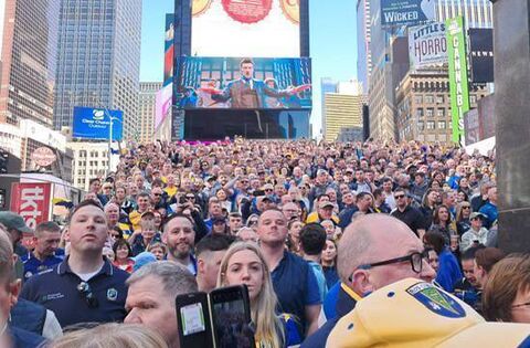 WATCH:  Rossies gather in Time Square - News