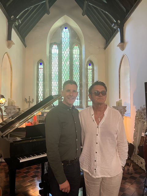 Dermot Bannon and music producer Don Mescall. Photo: RTÉ