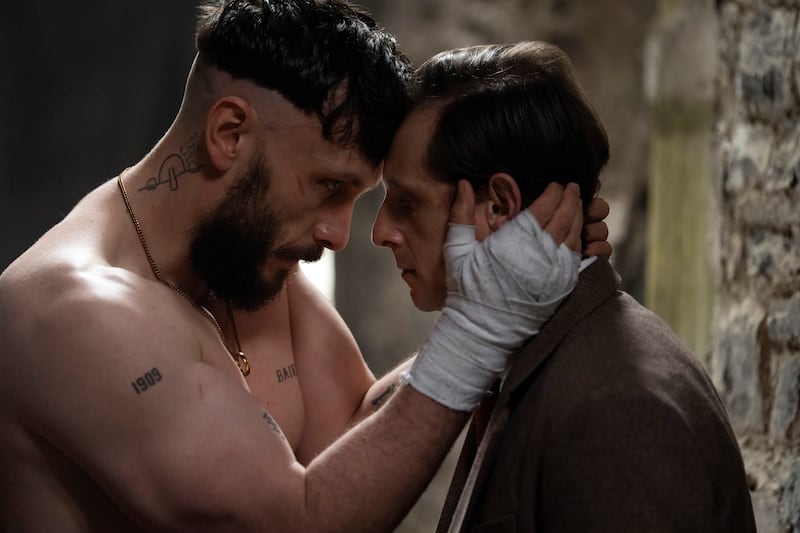 Half Man: Richard Gadd and Jamie Bell. Photograph: Anne Binckebanck/BBC
