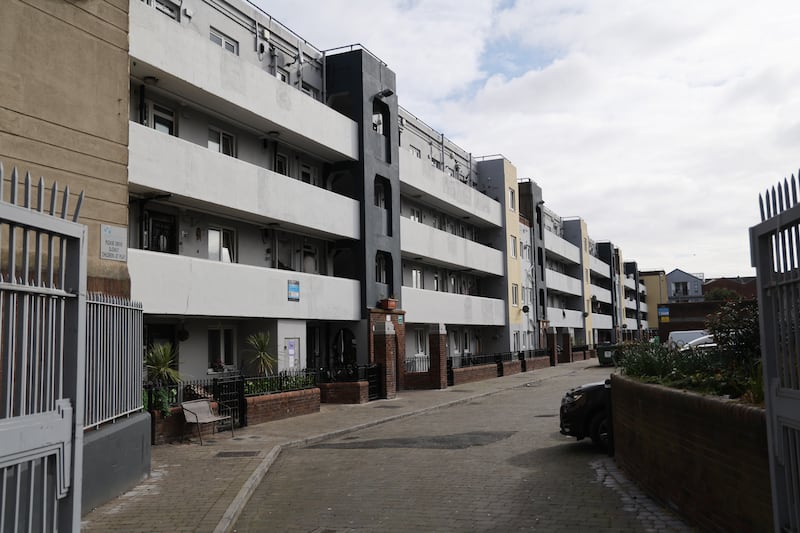 Pearse House Blocks L,M,N and P known as the ’Small Flats’. Photo: Bryan O’Brien / The Irish Times  
