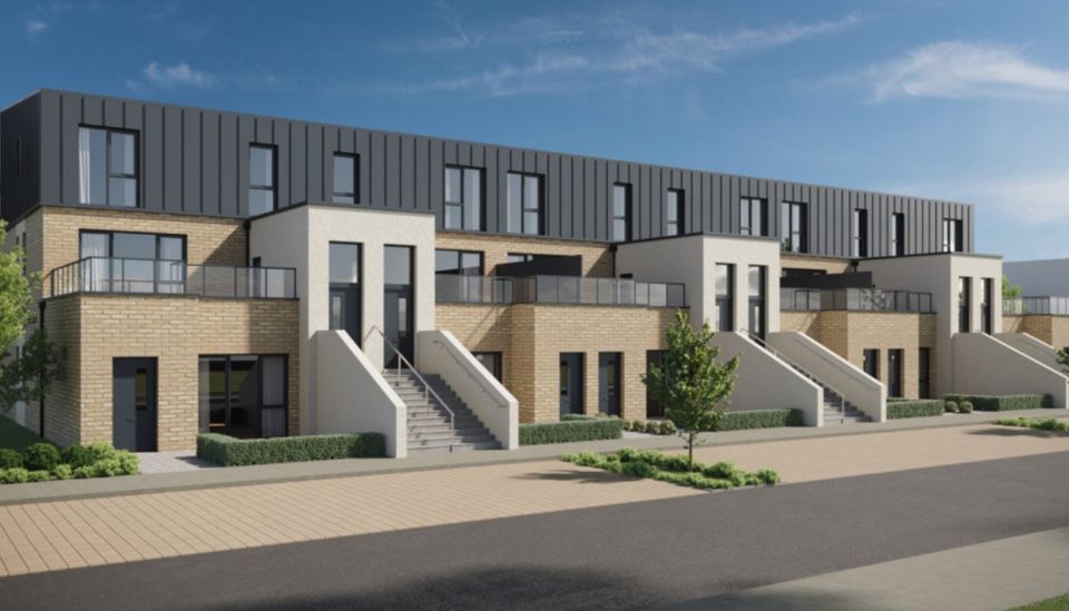 Rendering of Ballymoneen Road apartments
