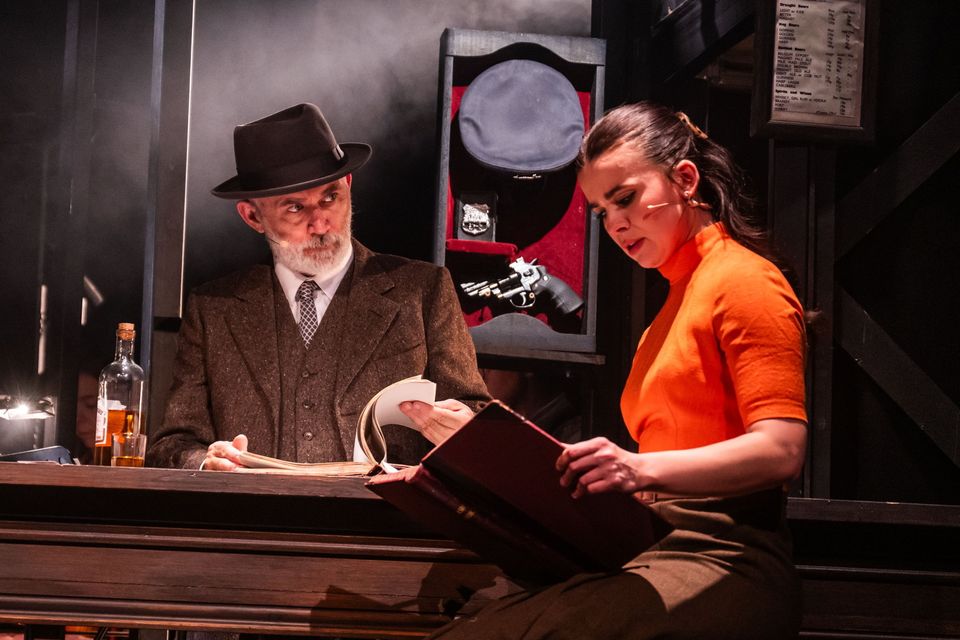 Tommy Tiernan and Tabitha Smyth in 'The House Must Win'. Photo: Ruth Medjber