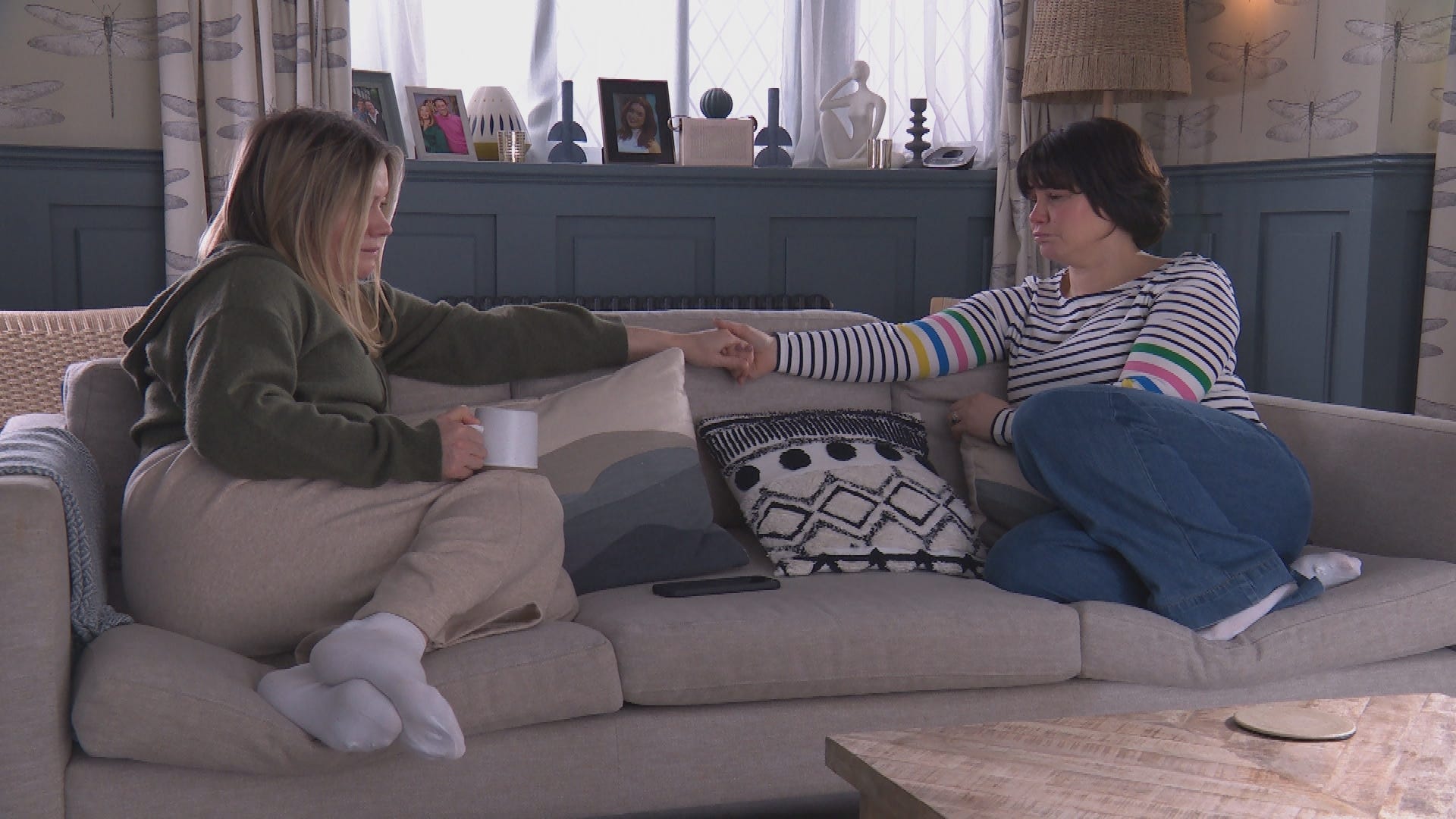 diane hutchinson and nancy osborne in hollyoaks