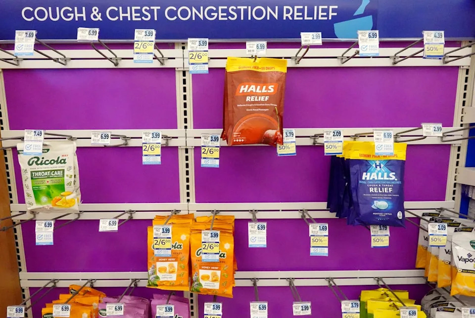 Consumers should also check their medicine cabinets for cough drops that were recently recalled (Getty)