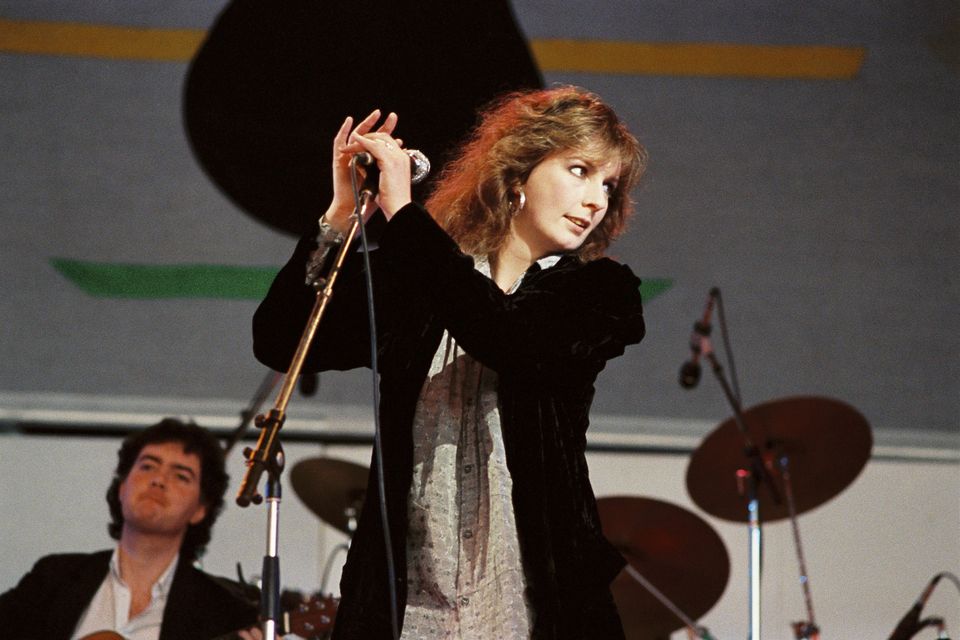 Moya on stage in 1986